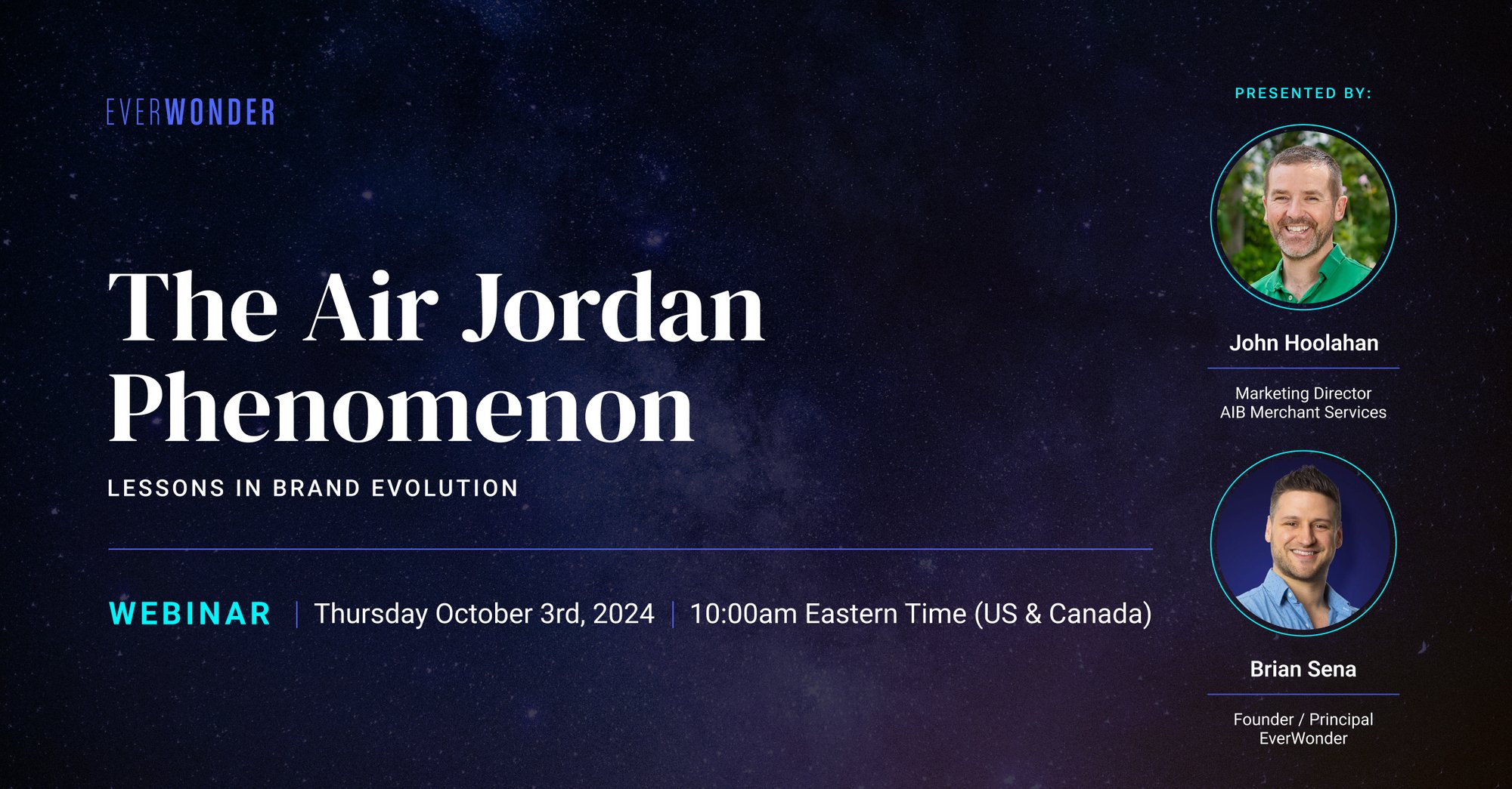 webinar title with 2 speakers