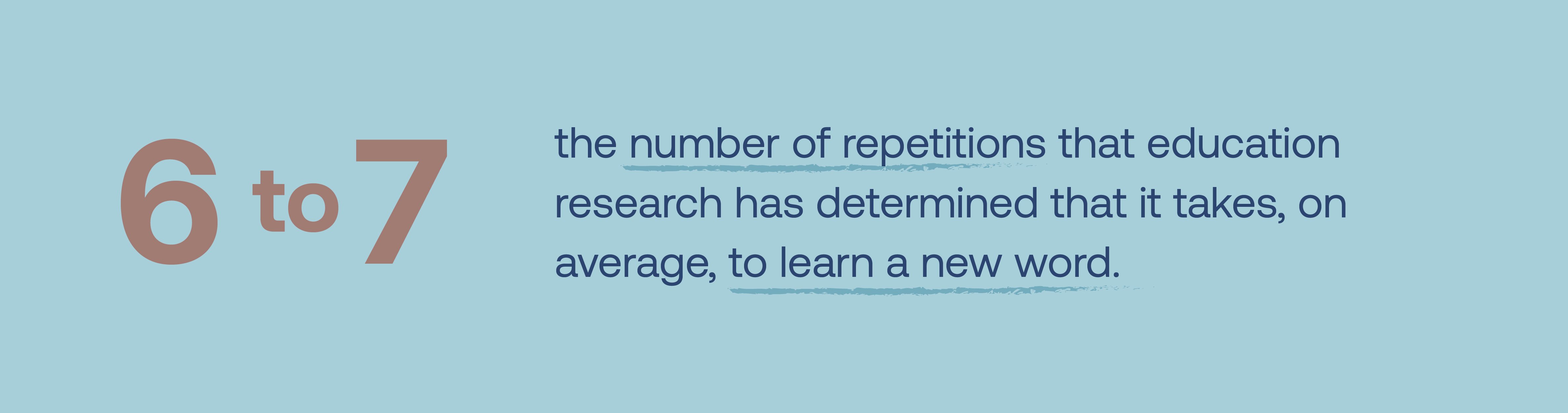 6 to 7 repeitions to create a category purchase