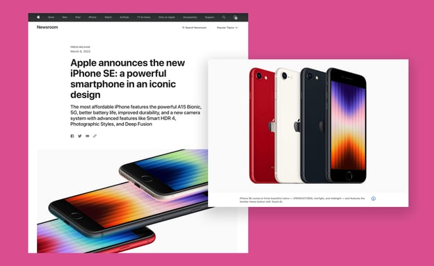 Apple uses key messages when targeting beta users in advertising with new Apple phone introduction