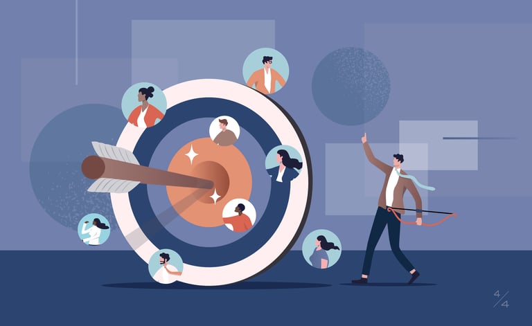 bullseye view of purchasing behavior