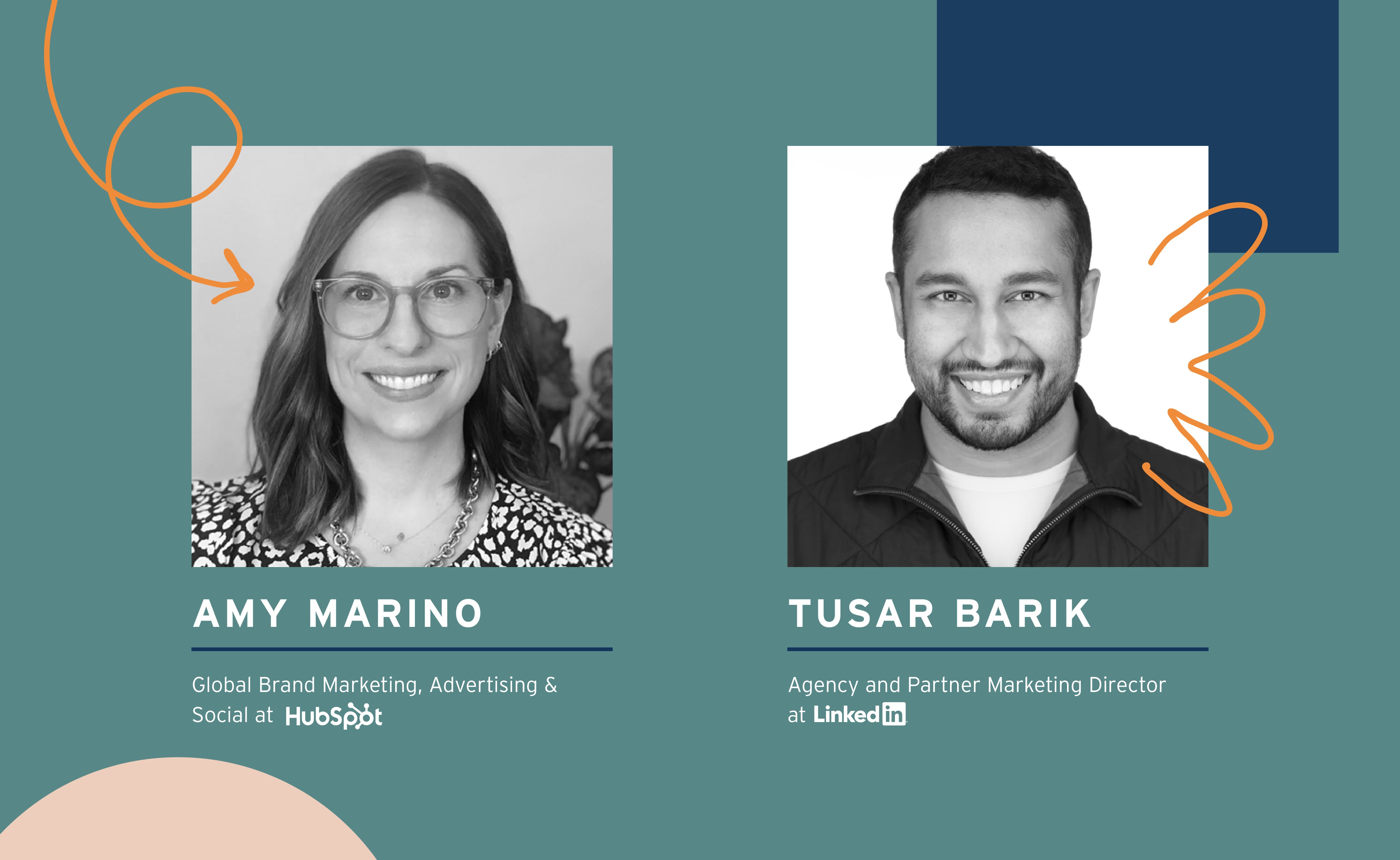 Speakers Amy Marino and Tusar Barik at Inbound